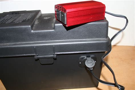 metal box power bank|12v portable power box components.